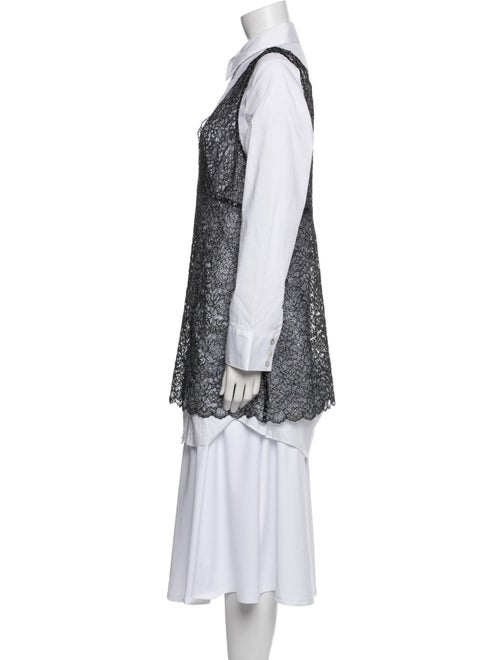 Cinq à Sept Lace Pattern Mini Dress