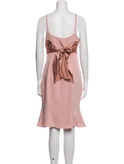 Cinq à Sept Square Neckline Knee-Length Dress