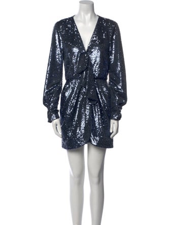 Cinq à Sept V-Neck Mini Dress