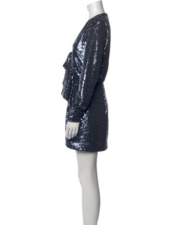 Cinq à Sept V-Neck Mini Dress