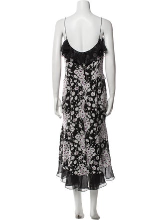 Cinq à Sept Silk Midi Length Dress