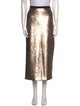 Cinq à Sept Sequin Embellishments Midi Length Skirt