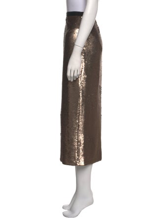 Cinq à Sept Sequin Embellishments Midi Length Skirt