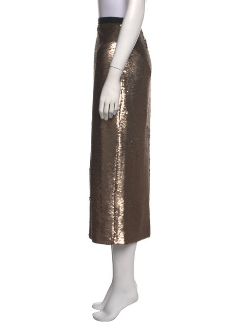 Cinq à Sept Sequin Embellishments Midi Length Skirt
