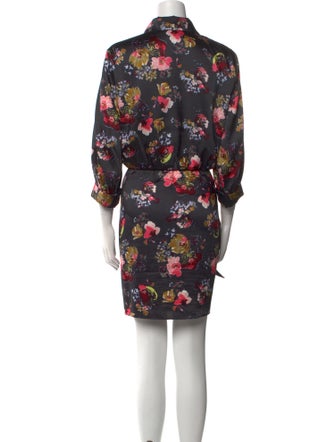 Cinq à Sept Floral Print Mini Dress