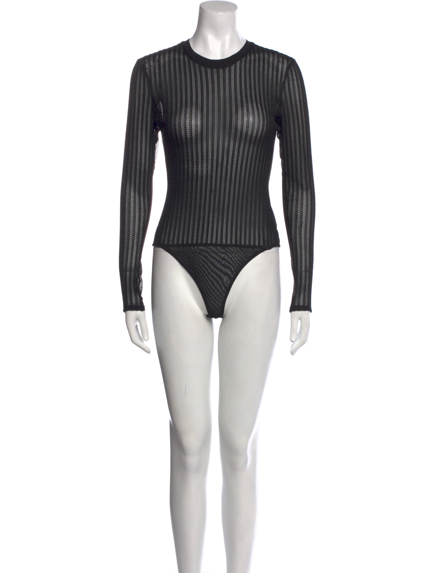 Cinq à Sept Crew Neck Long Sleeve Bodysuit