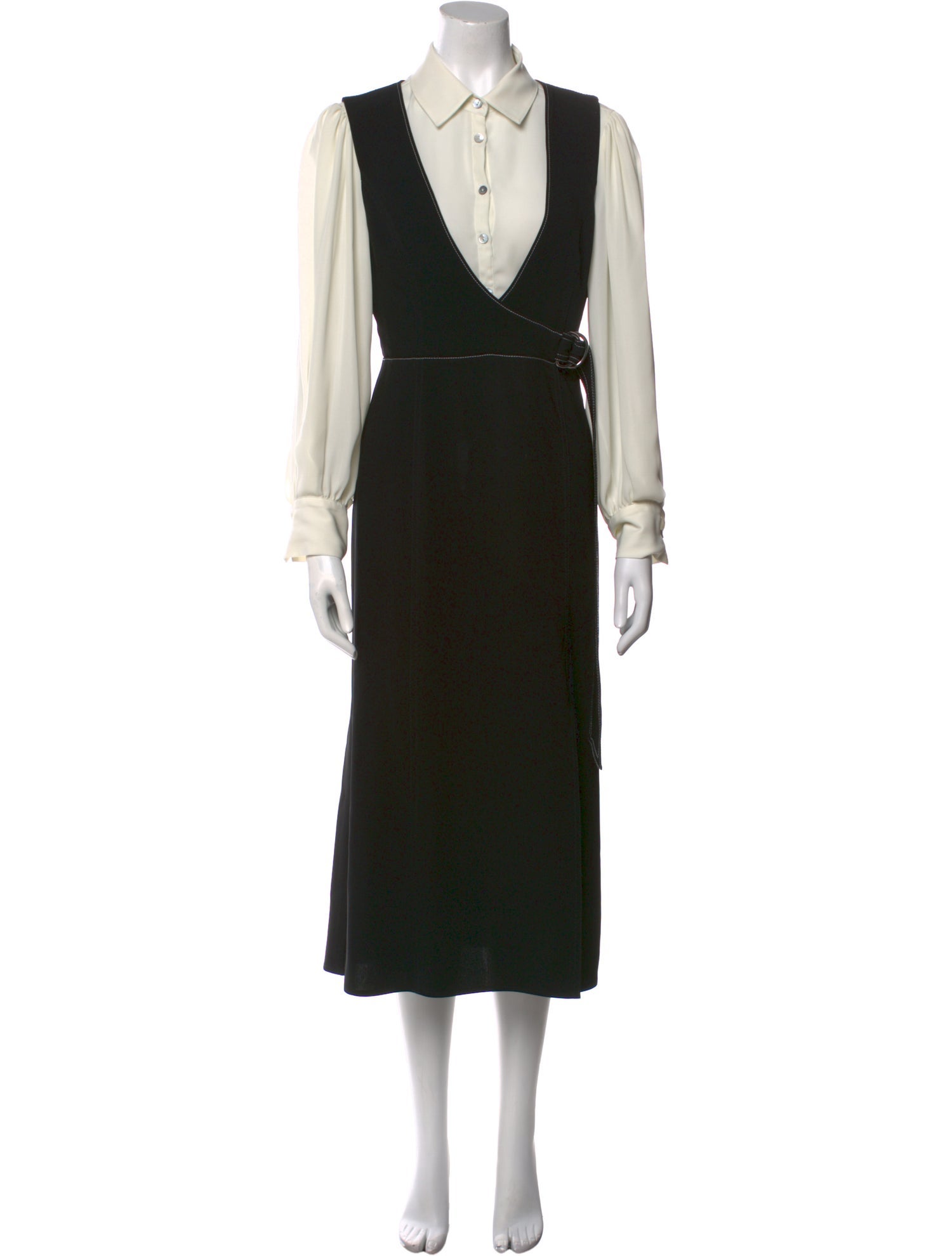 Cinq à Sept V-Neck Mini Dress