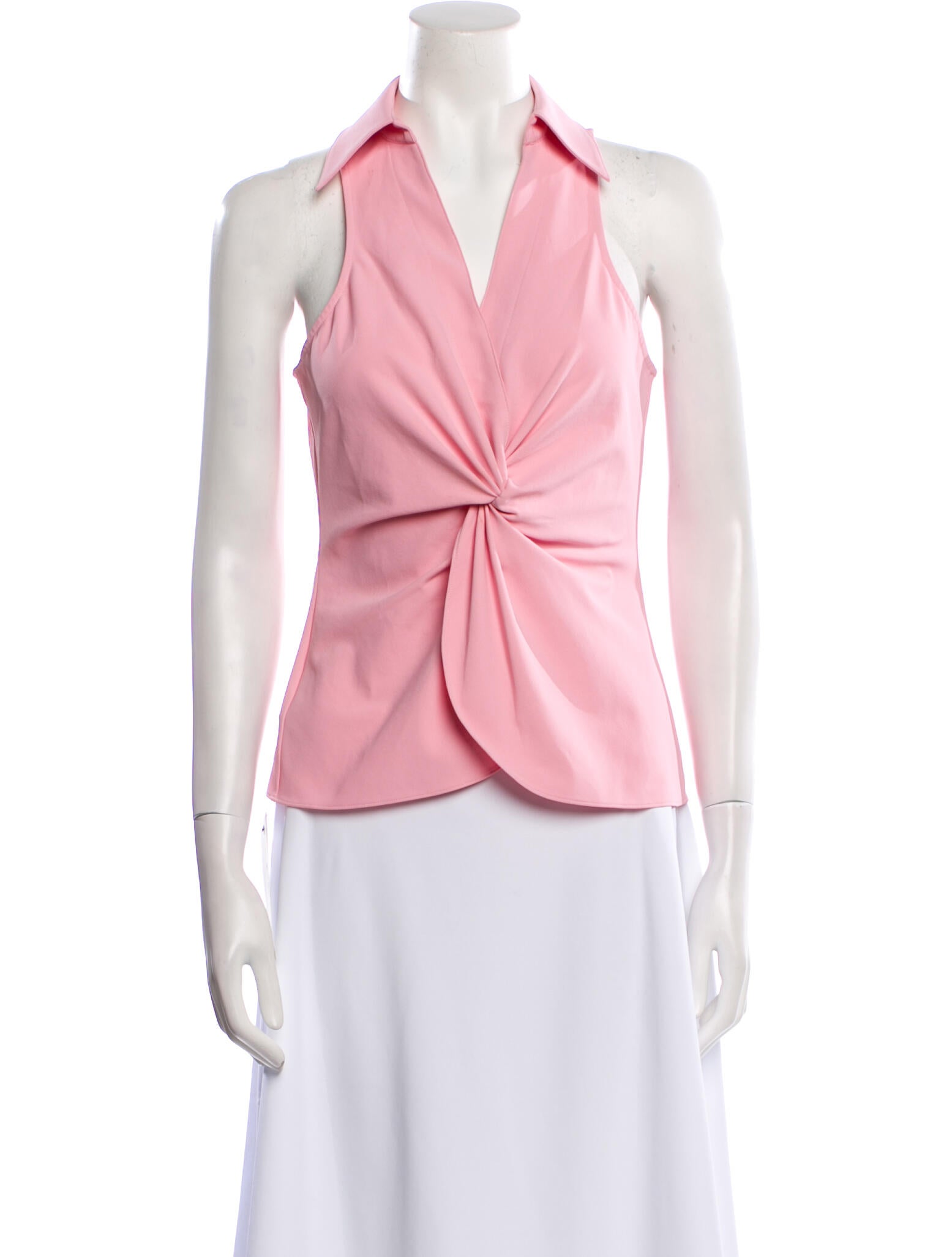 Cinq à Sept V-Neck Sleeveless Blouse