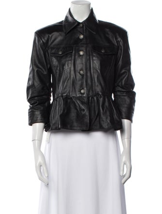 Cinq à Sept Leather Jacket