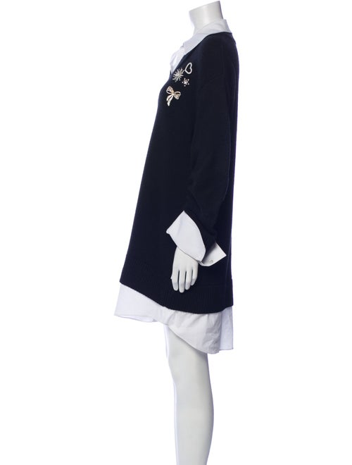 Cinq à Sept V-Neck Mini Dress