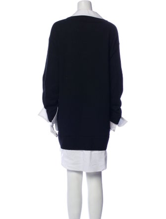 Cinq à Sept V-Neck Mini Dress