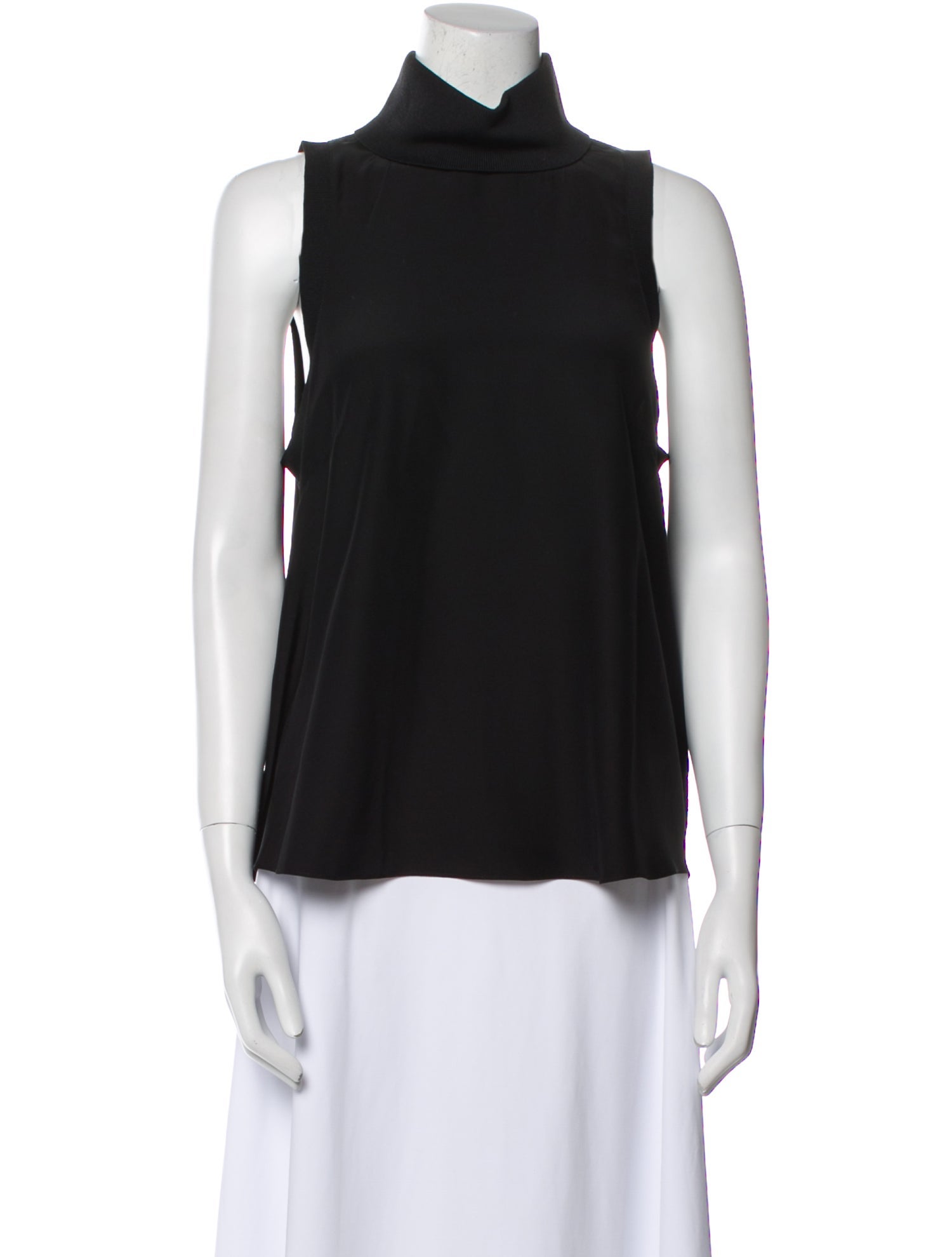 Cinq à Sept Silk Turtleneck Top