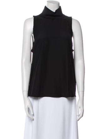 Cinq à Sept Silk Turtleneck Top