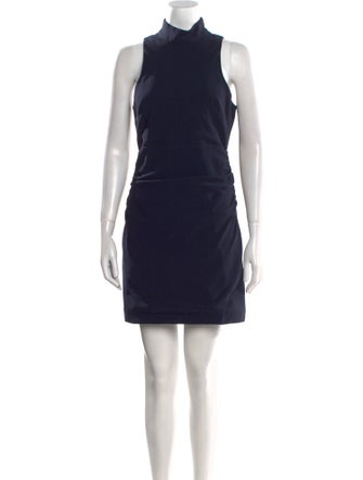 Cinq à Sept Mock Neck Mini Dress