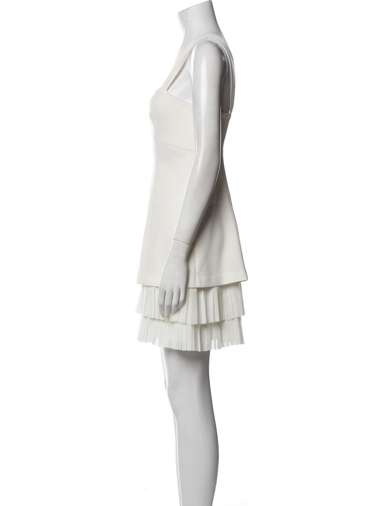 Cinq à Sept Square Neckline Mini Dress