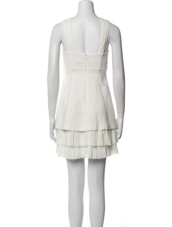 Cinq à Sept Square Neckline Mini Dress