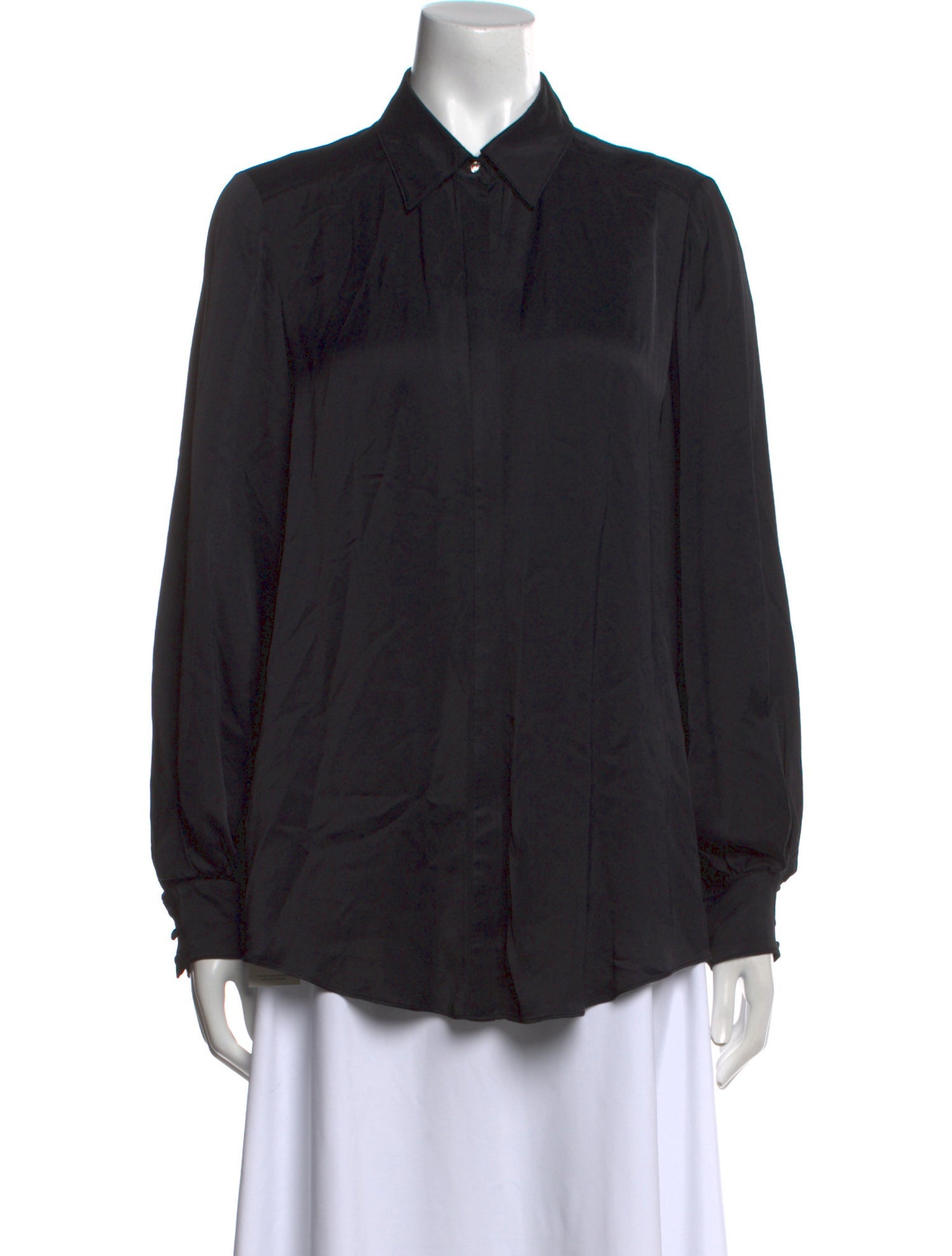 Cinq à Sept Long Sleeve Button-Up Top