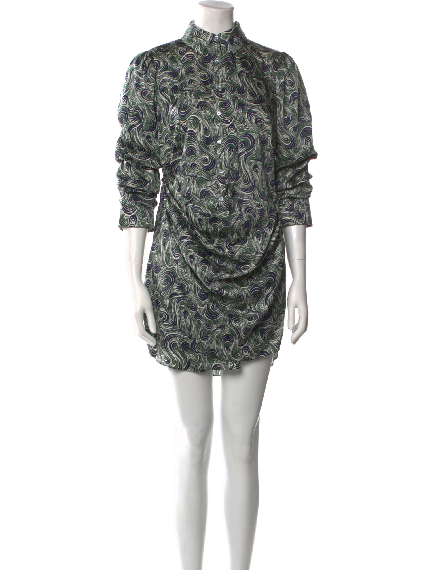 Cinq à Sept Paisley Print Mock Neck Tunic