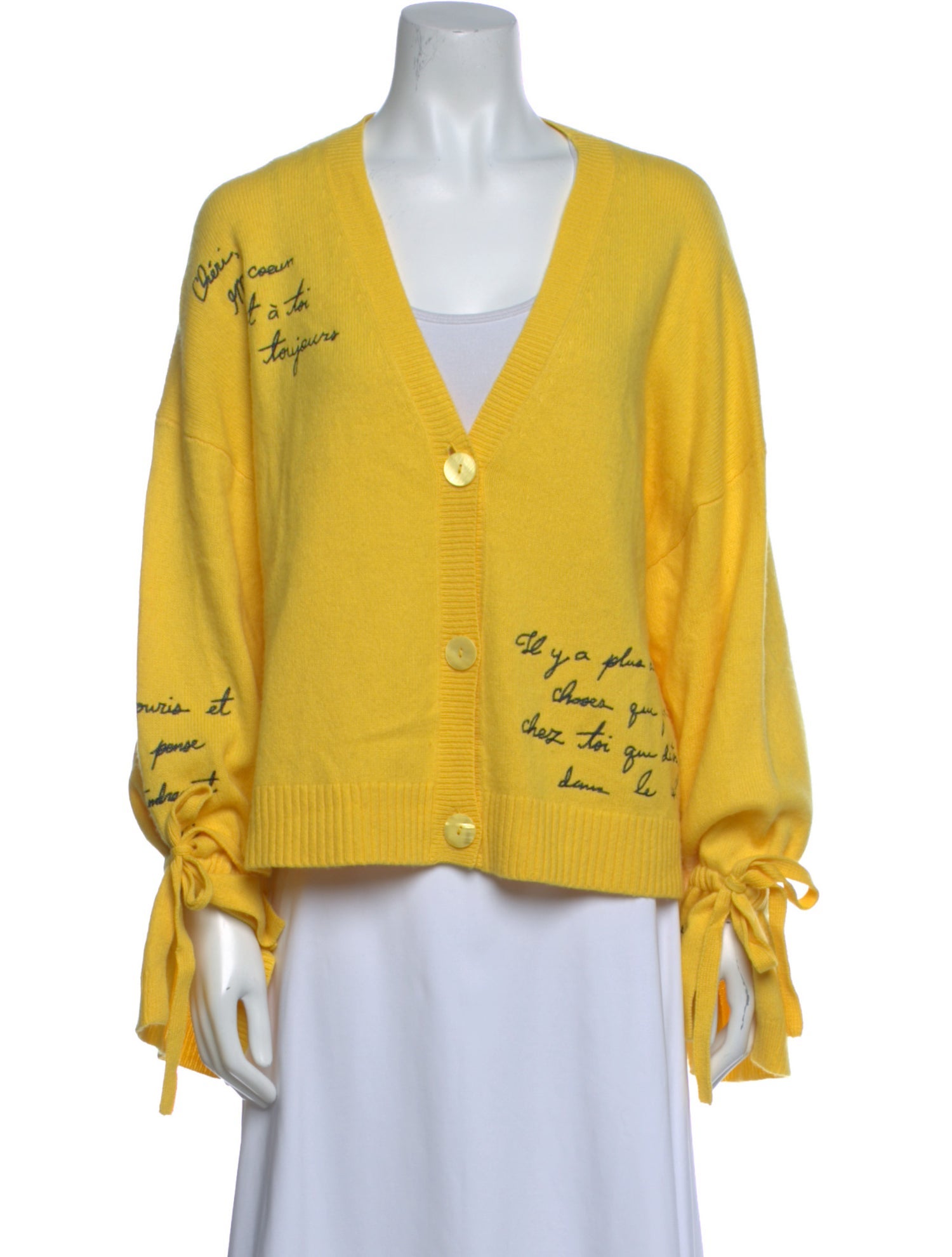 Cinq à Sept Printed V-Neck Sweater w/ Tags