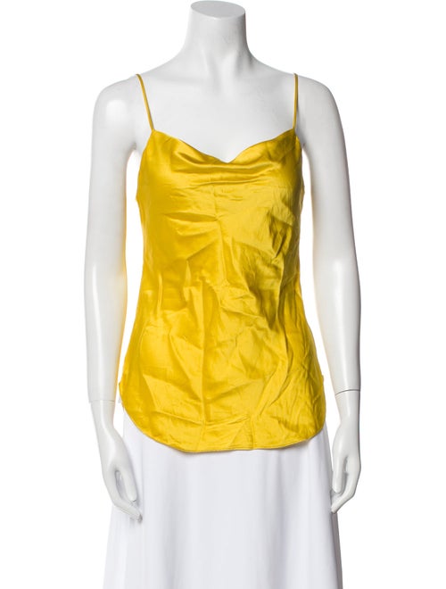 Cinq à Sept Silk Cowl Neck Top