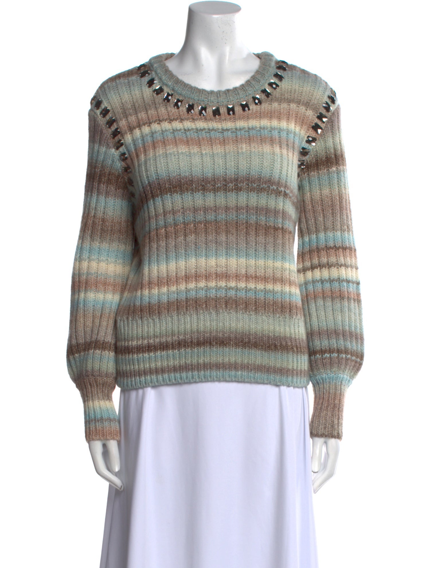 Cinq à Sept Wool Striped Sweater w/ Tags