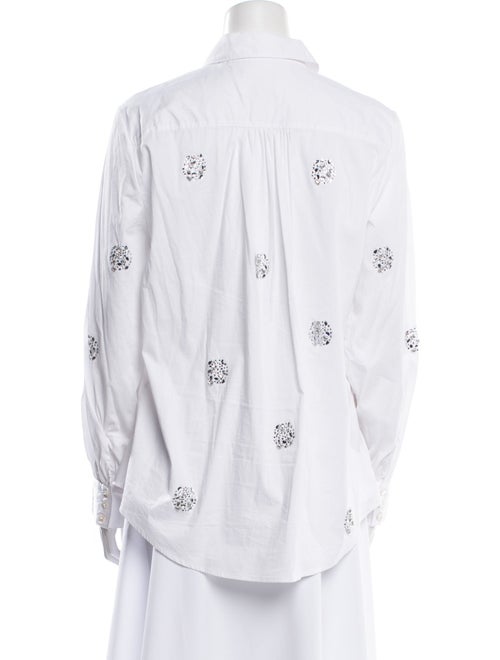 Cinq à Sept Long Sleeve Button-Up Top