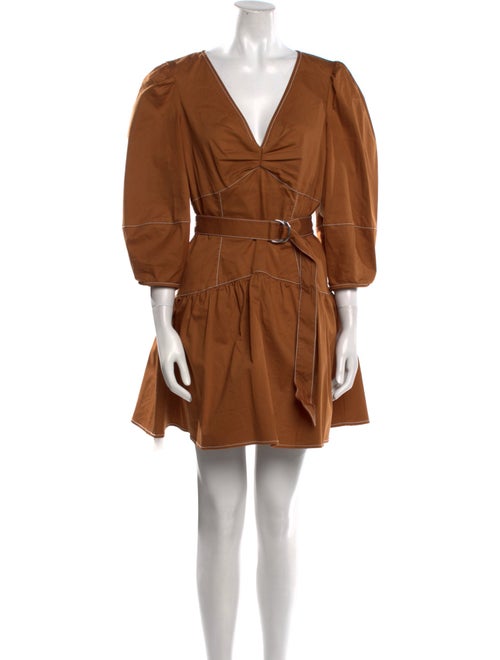 Cinq à Sept V-Neck Mini Dress