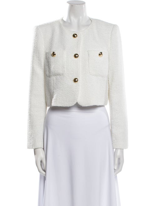 Cinq à Sept Tweed Pattern Evening Jacket