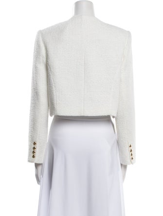 Cinq à Sept Tweed Pattern Evening Jacket