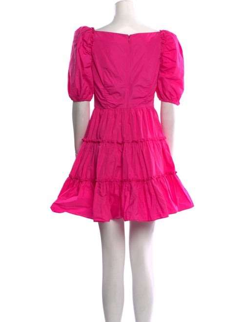 Cinq à Sept Square Neckline Mini Dress