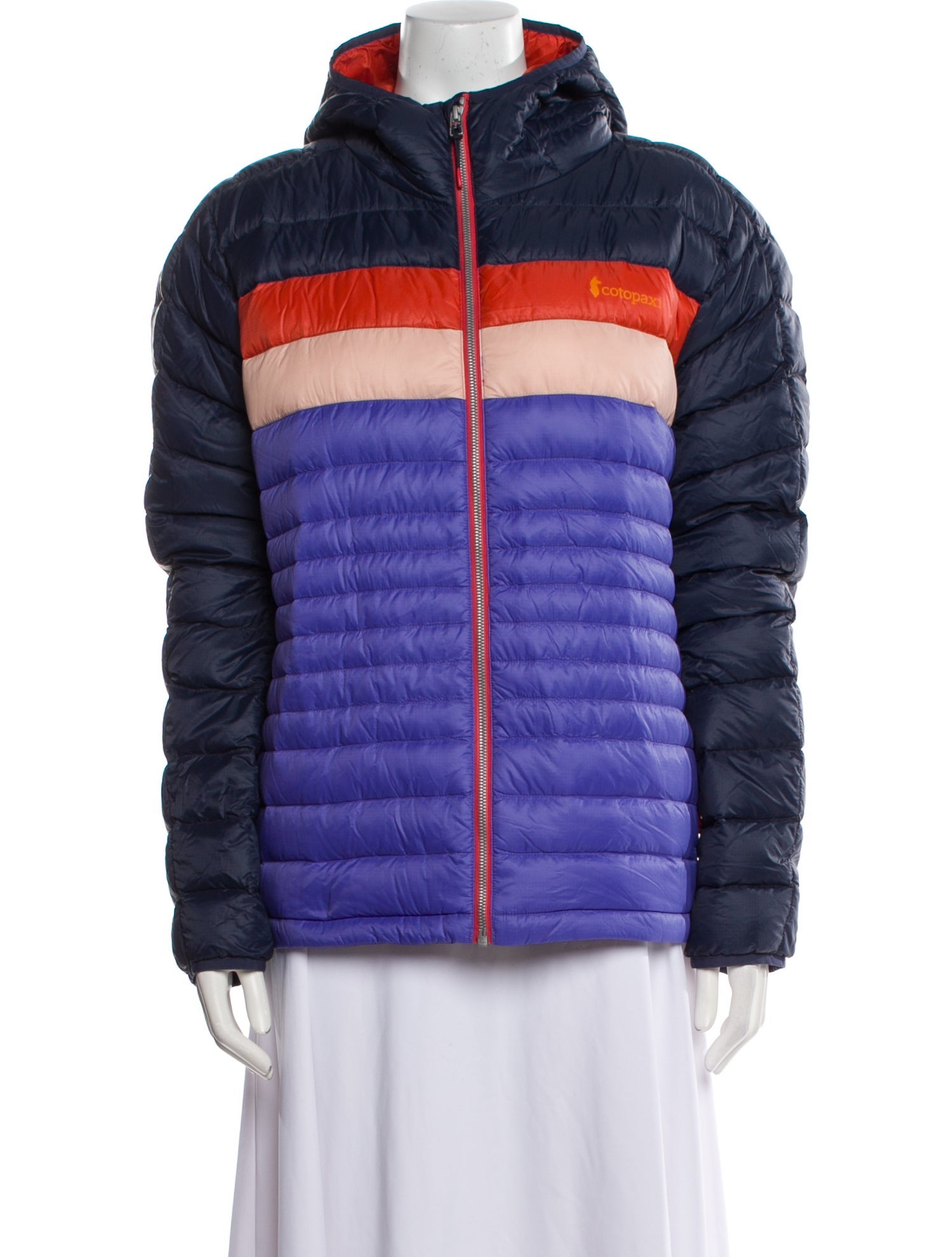 Cotopaxi Nylon Striped Down Jacket