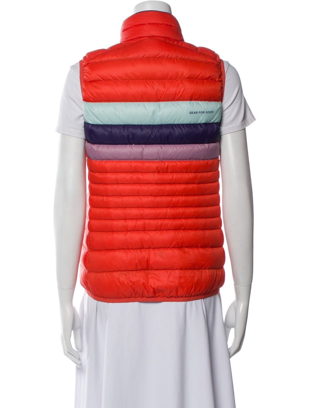 Cotopaxi Down Down Jacket Orange Striped Stand Co… - image 3