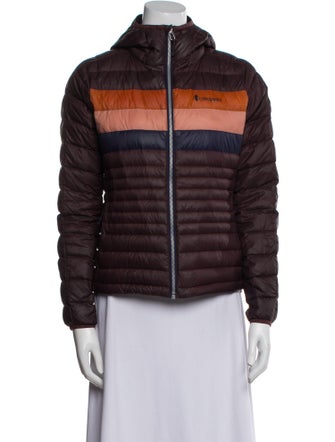 Cotopaxi Nylon Striped Down Jacket