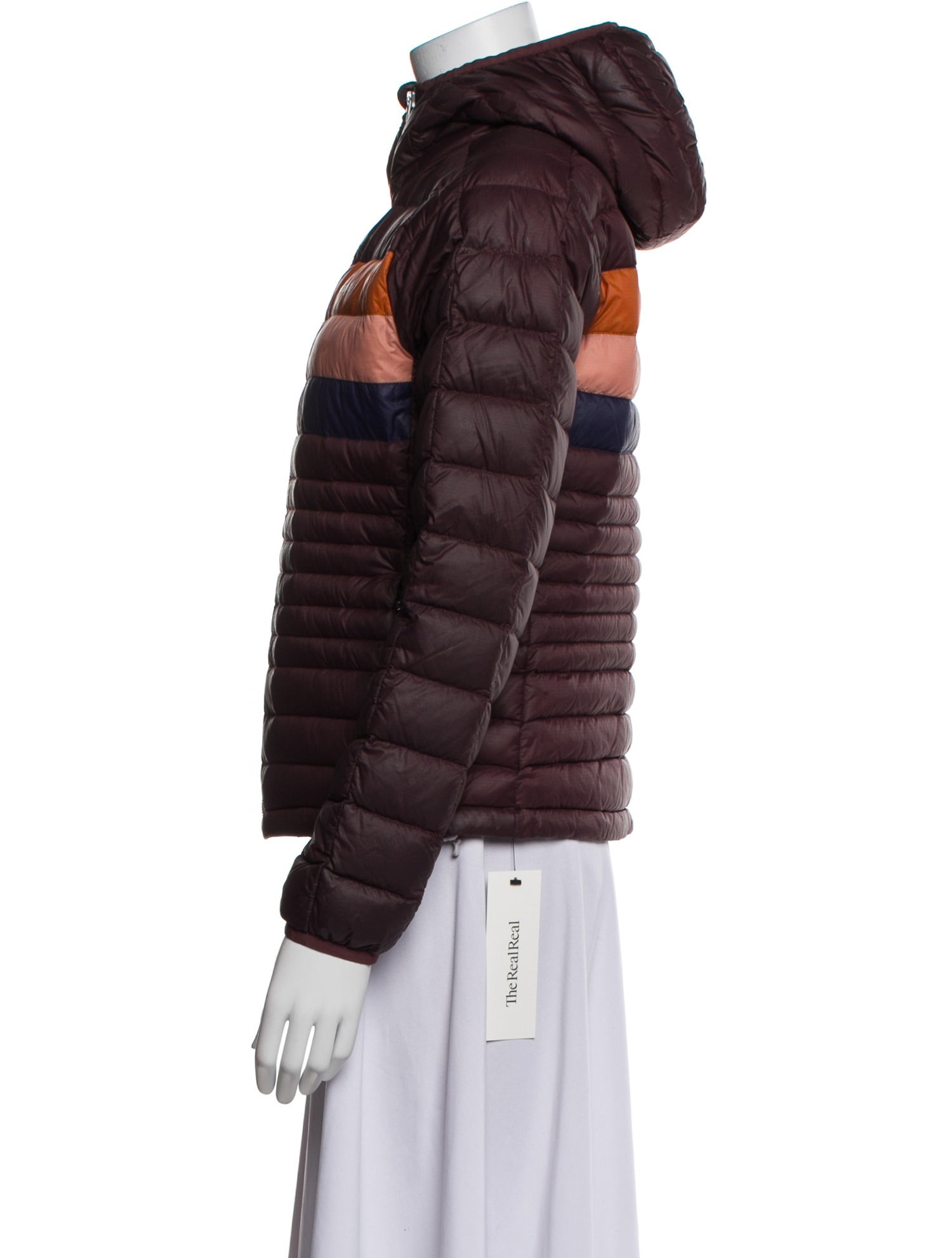 Cotopaxi Nylon Striped Down Jacket