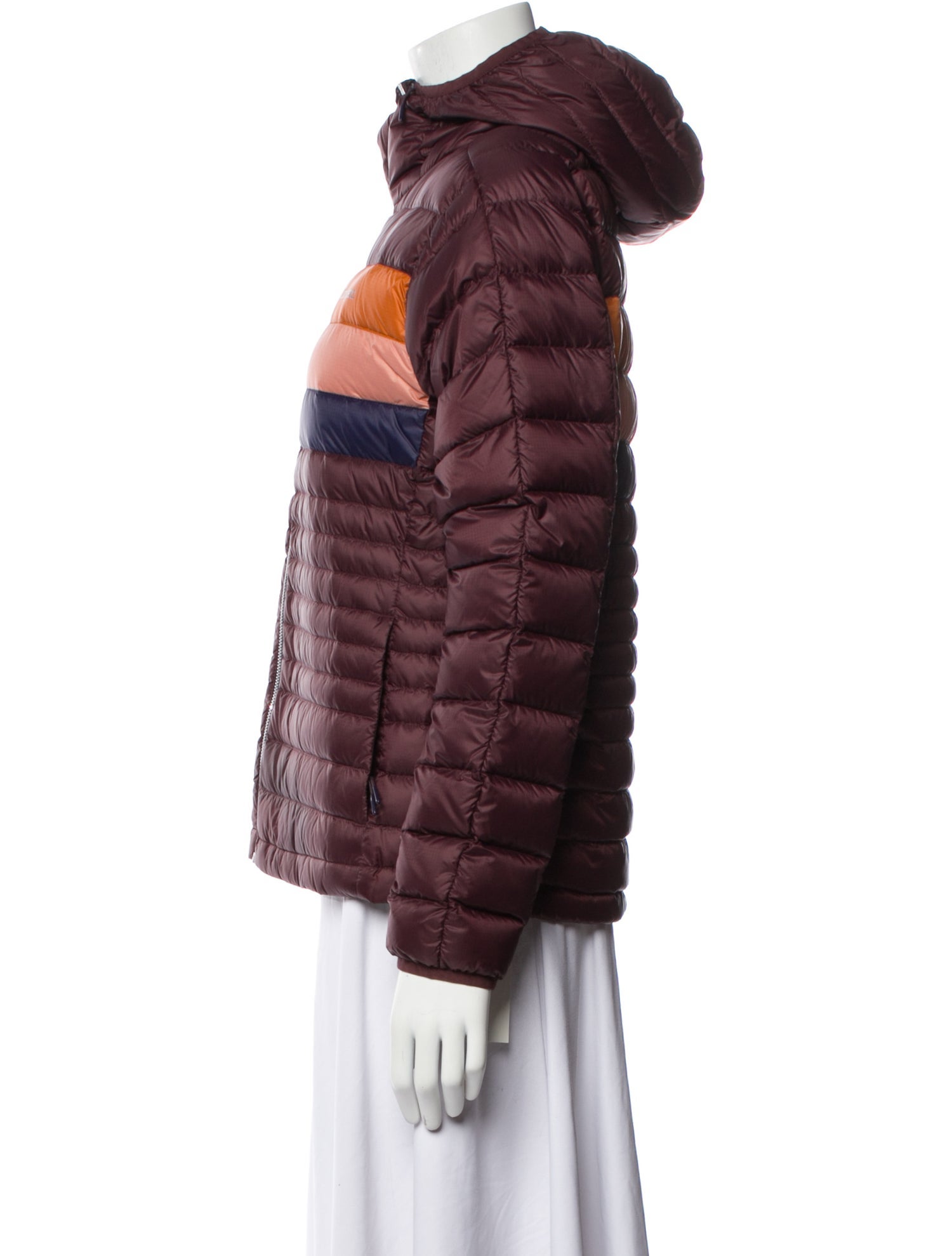 Cotopaxi Nylon Striped Down Jacket