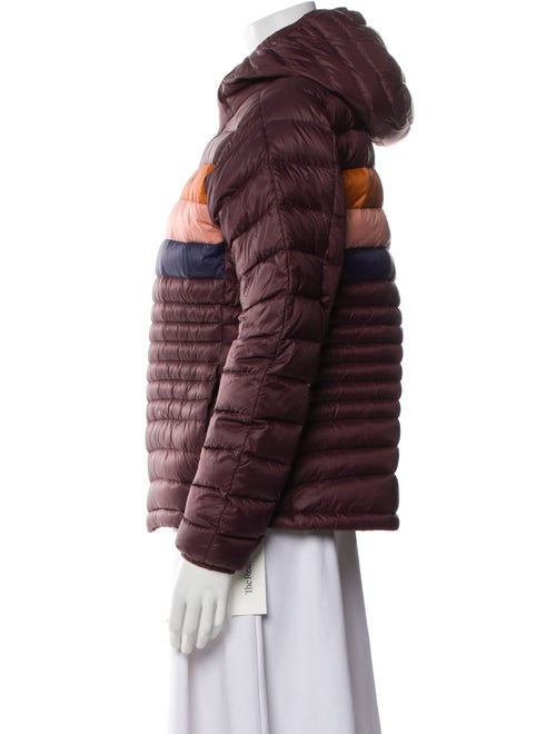 Cotopaxi Nylon Striped Faux Fur Jacket