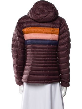 Cotopaxi Nylon Striped Faux Fur Jacket