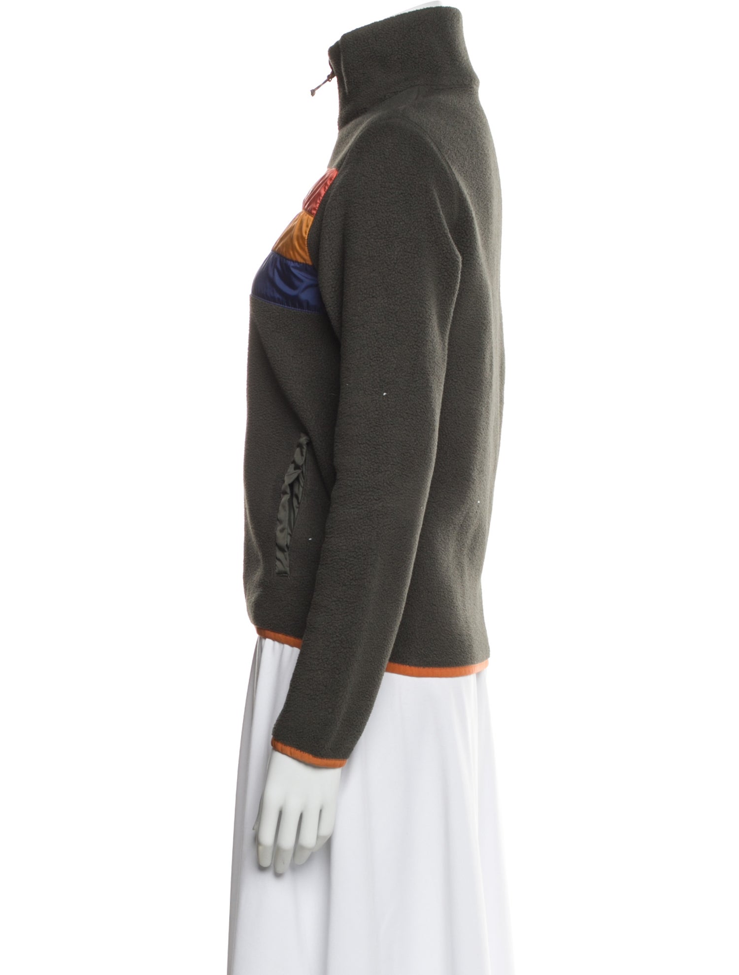 Colorblock Pattern Jacket