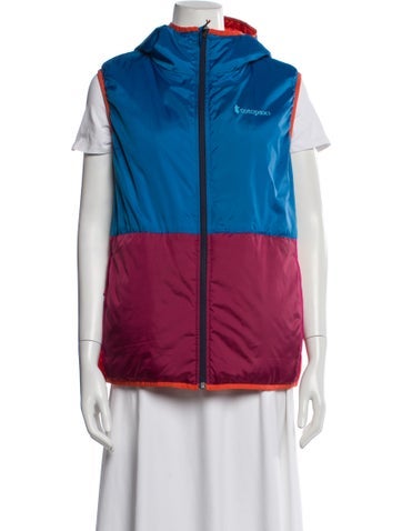 Pre-owned Cotopaxi Colorblock Pattern Vest In Blue