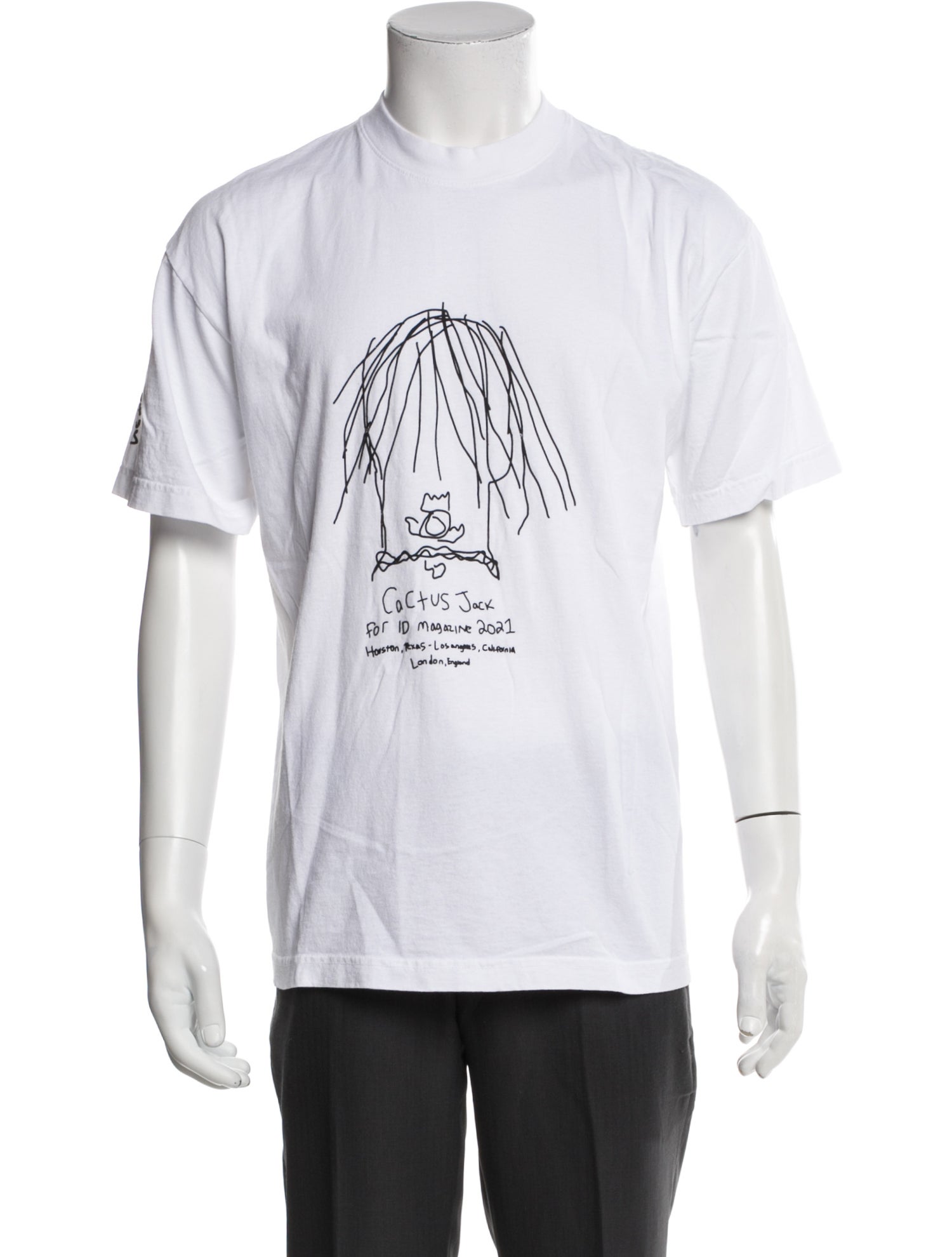 Cactus Jack Graphic Print Crew Neck T-Shirt