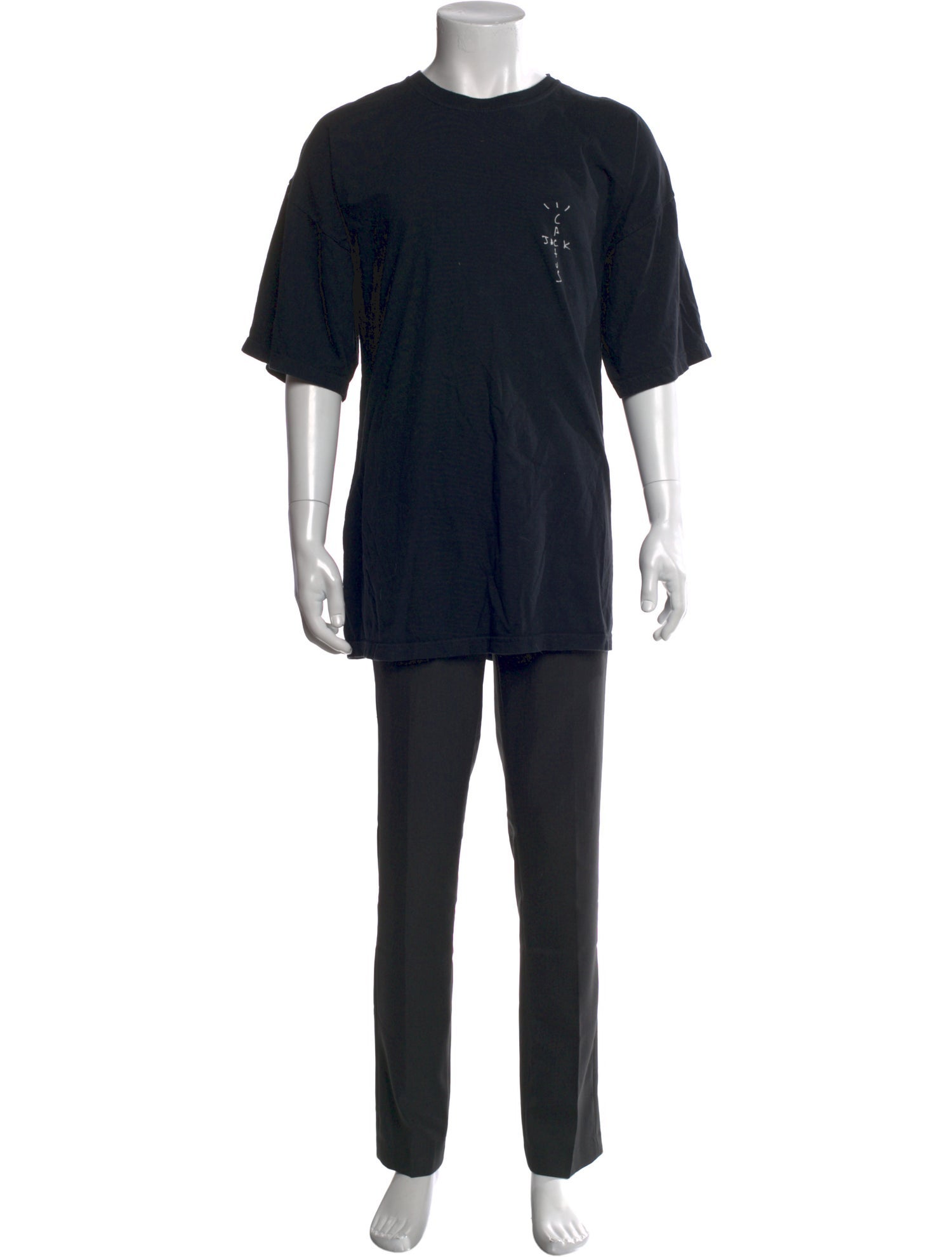 Cactus Jack Crew Neck Three-Quarter Sleeve T-Shirt