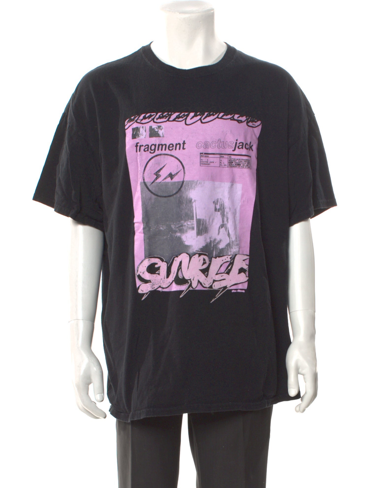 Cactus Jack Graphic Print Crew Neck T-Shirt