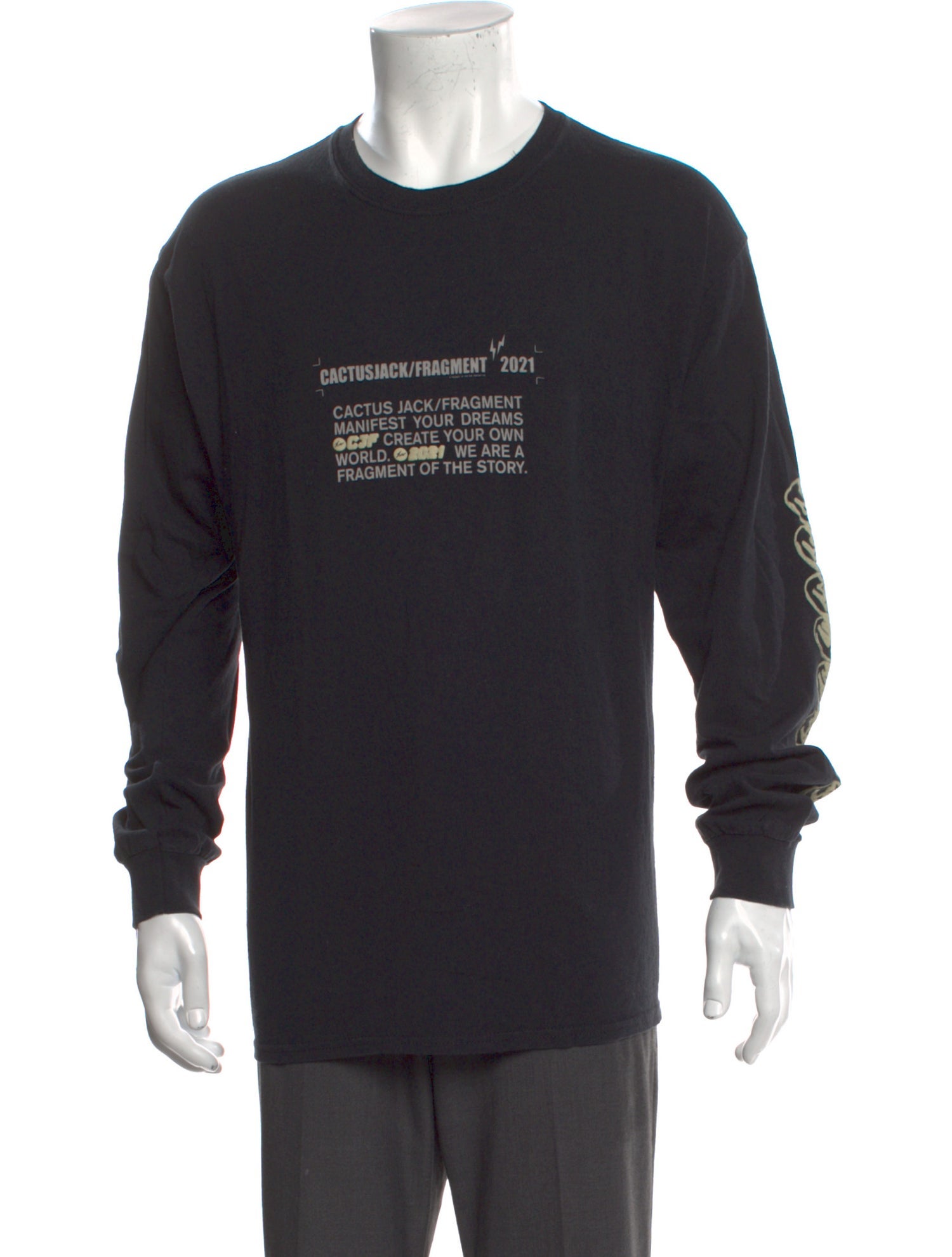 Cactus Jack Graphic Print Crew Neck T-Shirt