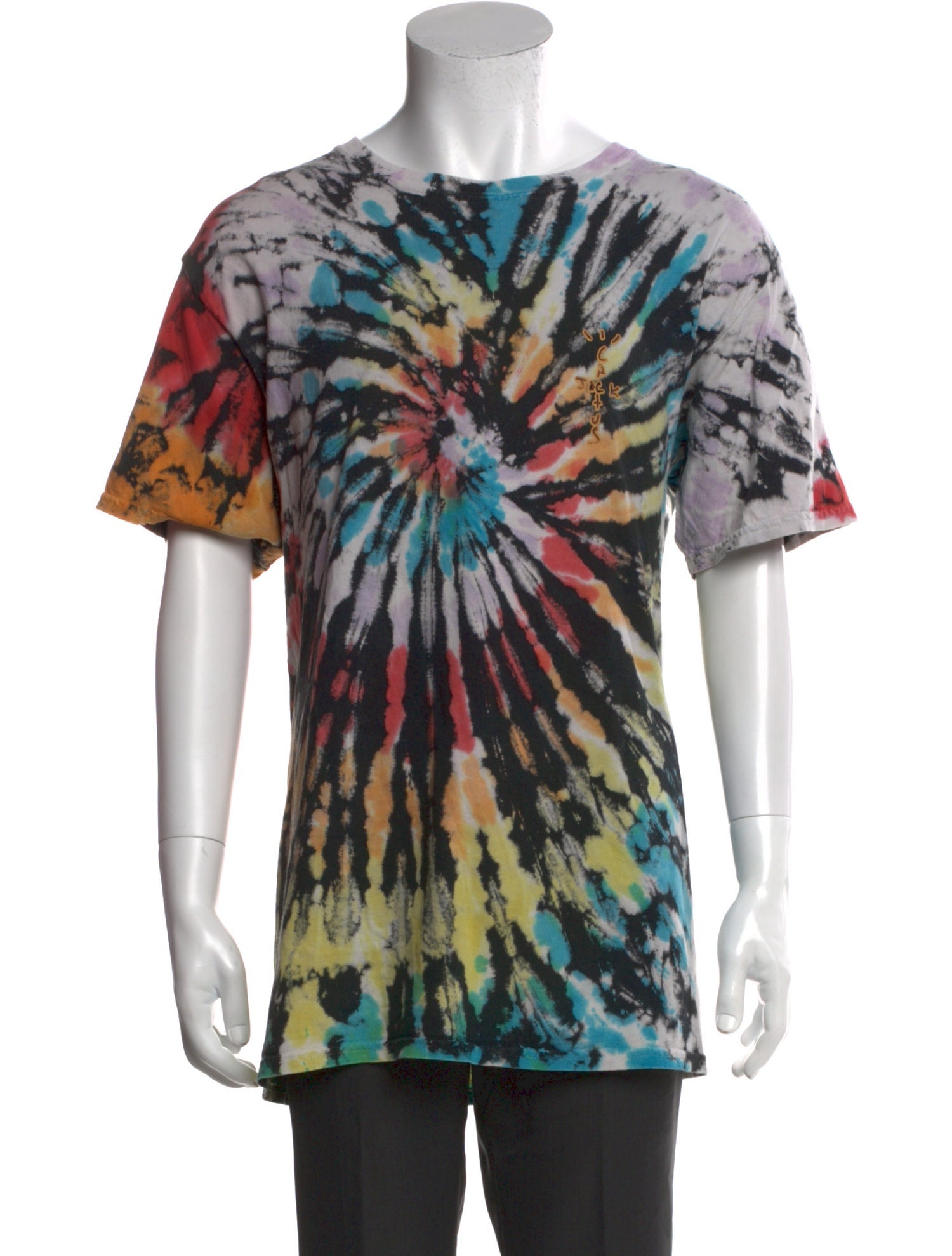 Cactus Jack Tie-Dye Print Crew Neck T-Shirt