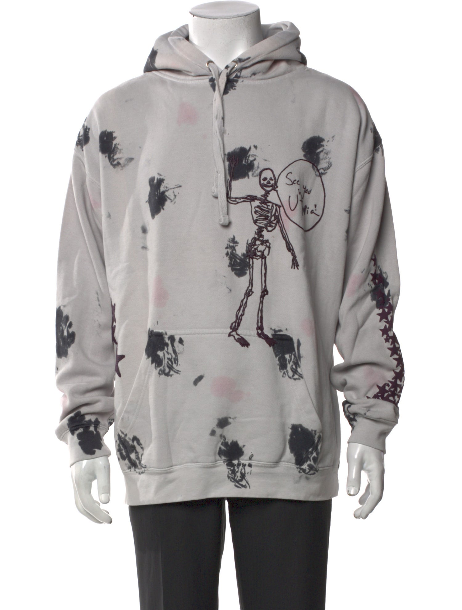 Cactus Jack Graphic Print Crew Neck Hoodie