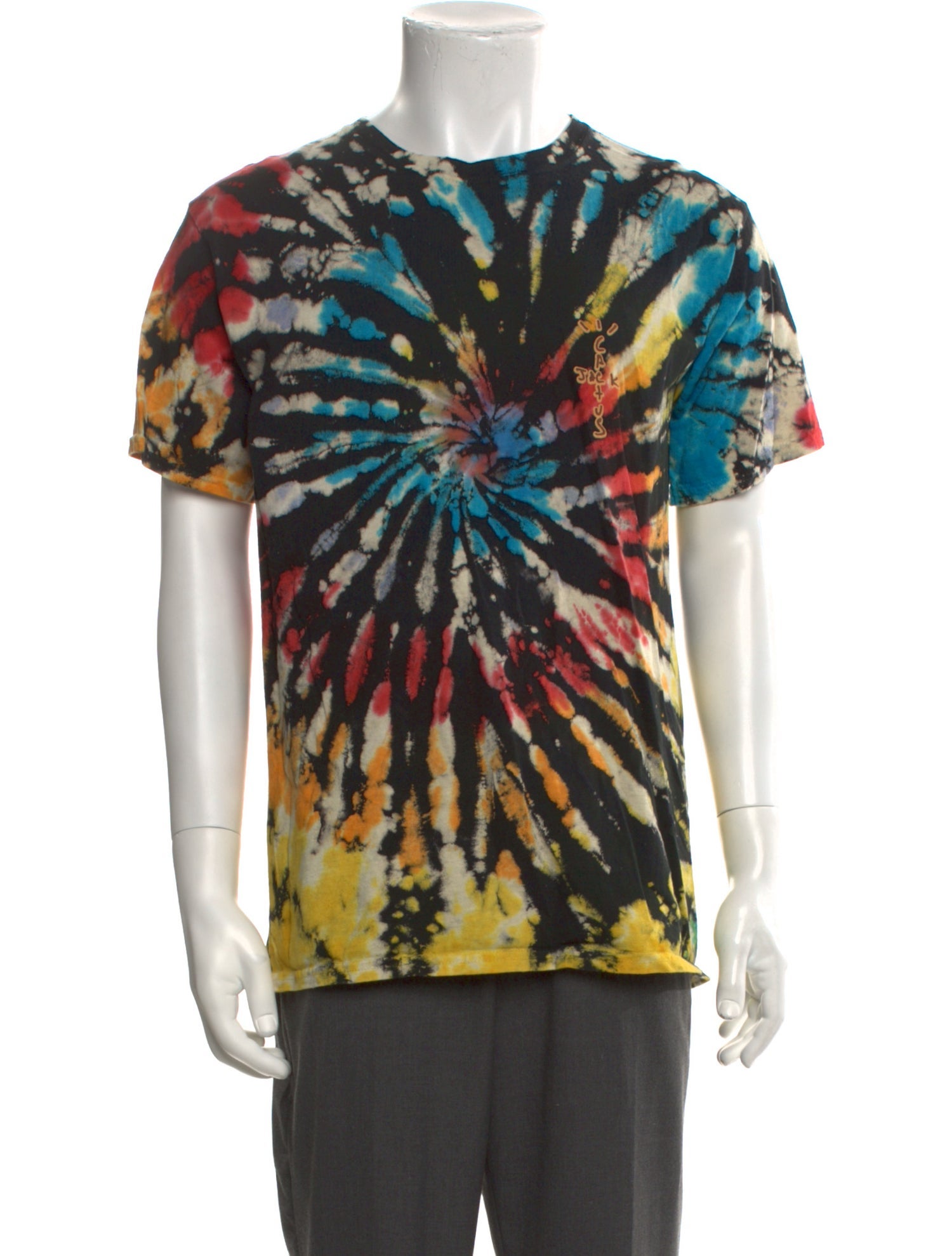 Cactus Jack Tie-Dye Print Crew Neck T-Shirt