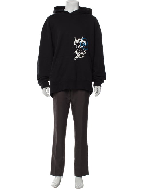 Cactus Jack Graphic Print Crew Neck Hoodie