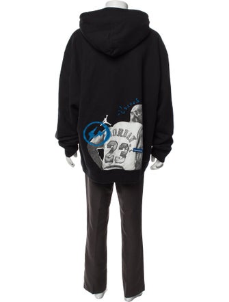 Cactus Jack Graphic Print Crew Neck Hoodie