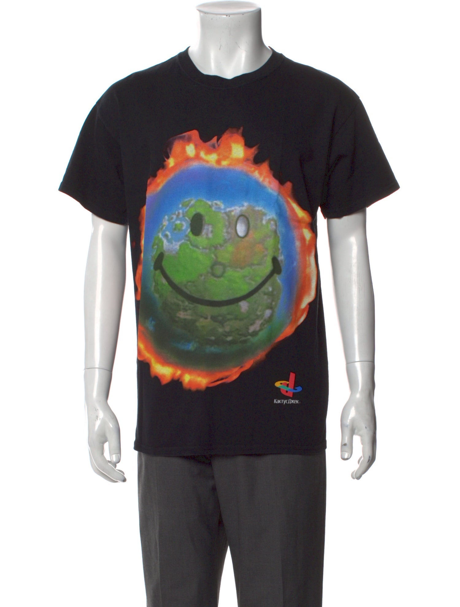 Cactus Jack Graphic Print Crew Neck T-Shirt