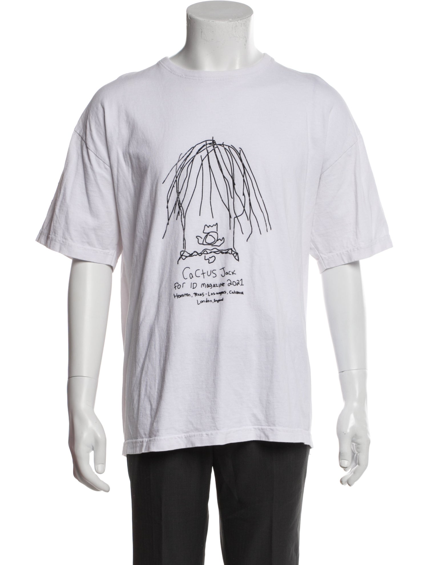 Cactus Jack Graphic Print Crew Neck T-Shirt